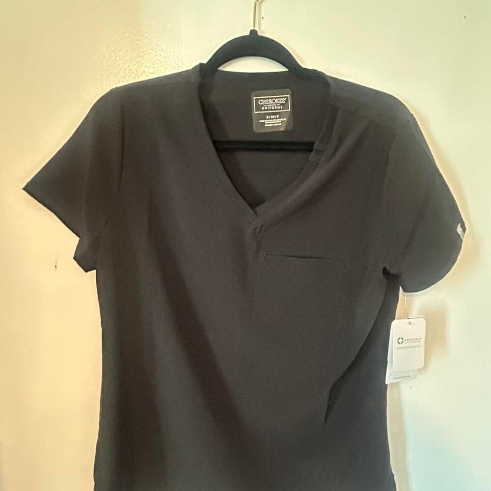 Cherokee Women's Black and Grey Top